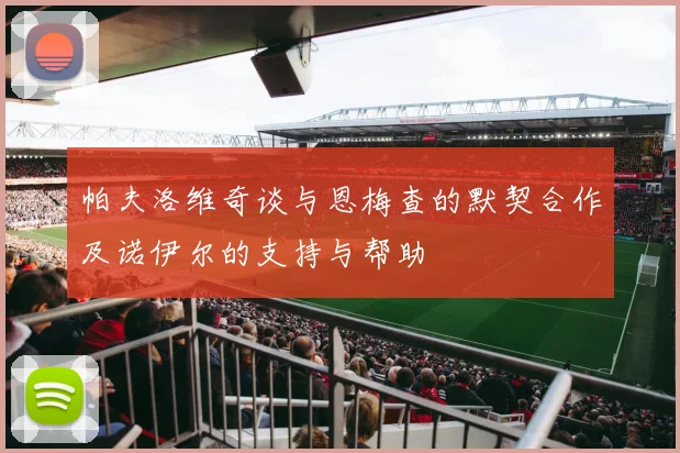 帕夫洛维奇谈与恩梅查的默契合作及诺伊尔的支持与帮助